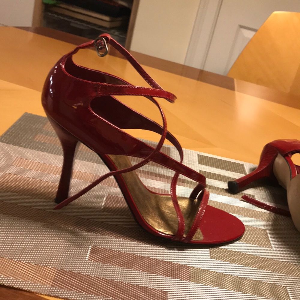 Nine West strappy heels